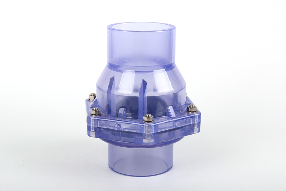 点军透明翻板式止回阀